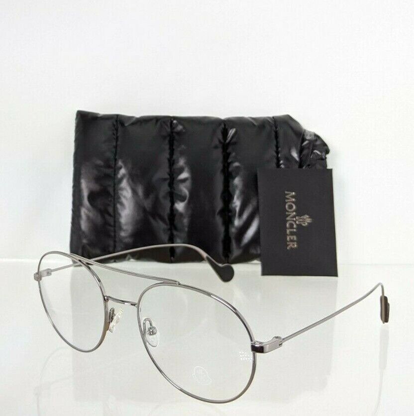 Brand New Authentic Moncler Eyeglasses ML 5046 014 53mm Gunmetal Frame