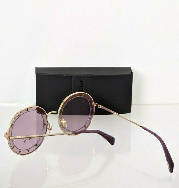 Brand New Authentic Police Sunglasses Alias Round 2 SPL 836S Frame 0300 48mm