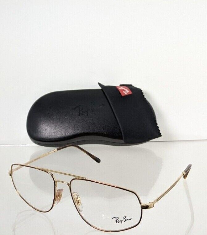 Brand New Authentic Ray Ban Eyeglasses RB 6455 2945 57mm RB 6455 Gold Brown