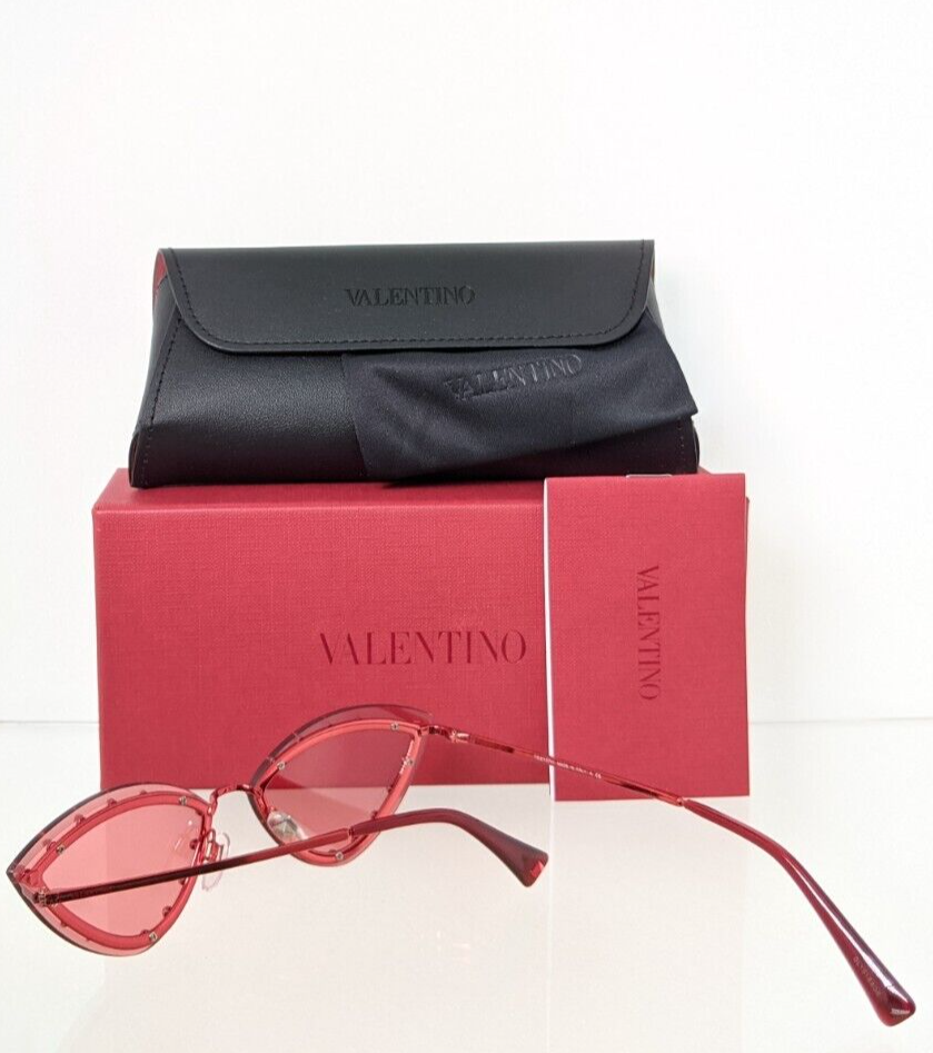 Brand New Authentic Valentino Sunglasses VA 2033 3054/84 Red Frame