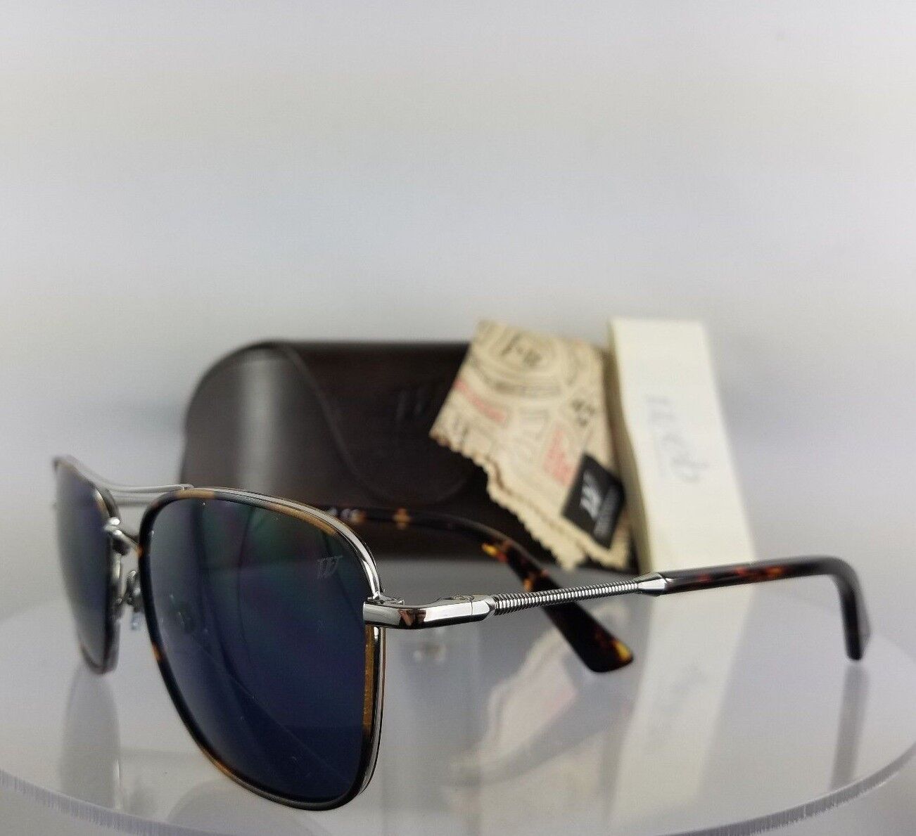 Brand New Authentic Web Sunglasses WE 0163 Col. 16V Tortoise/Silver 56mm Frame