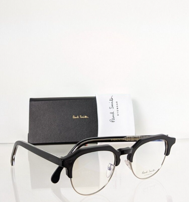 Brand New Authentic Paul Smith Eyeglasses PSOP017 C: 01 51mm BARBER V1 Frame