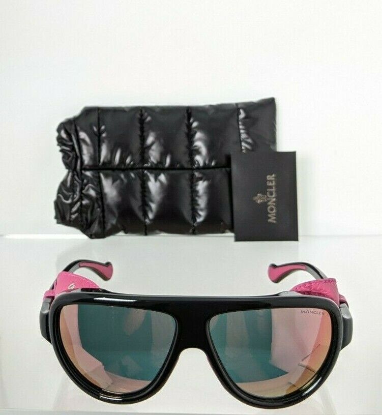 Brand New Authentic Moncler Sunglasses MR MONCLER ML 0089 01Z Black 57mm