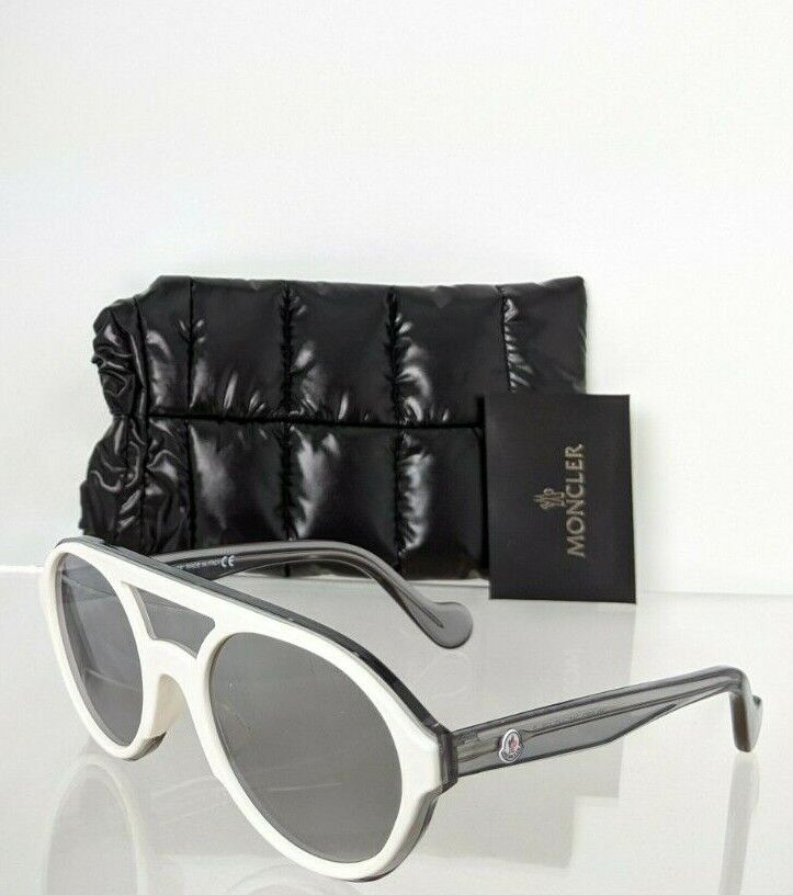 Brand New Authentic Moncler Sunglasses MR MONCLER ML 0052 21C White 140mm