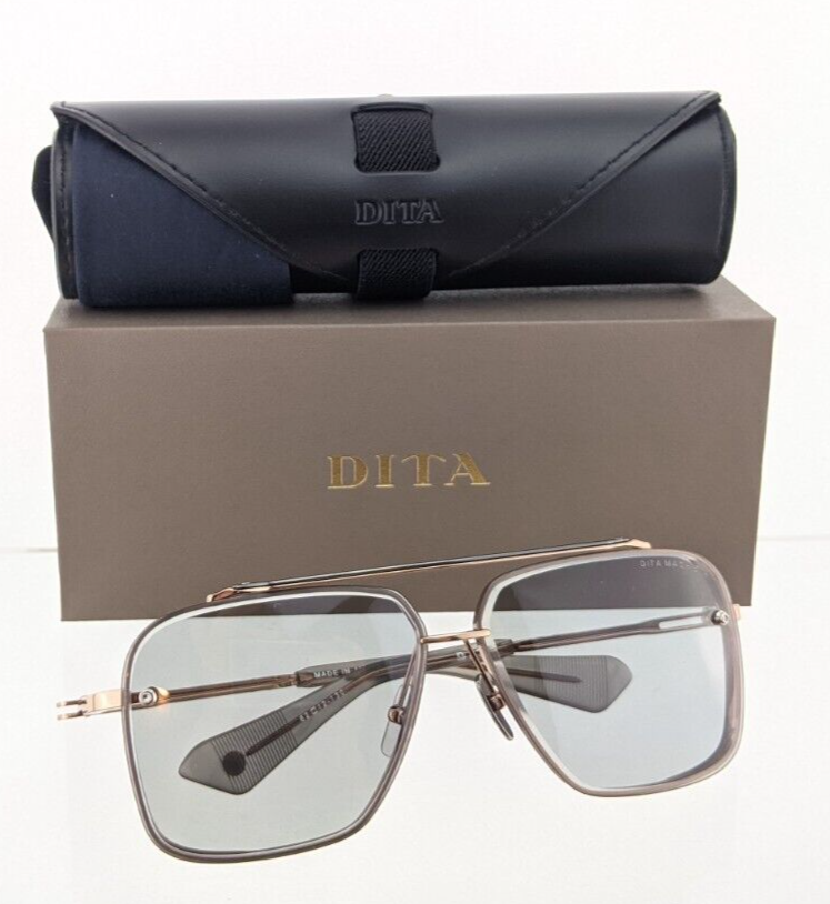 New Authentic Dita Sunglasses Mach Six Dts 121 62 02 Rgd Blk 62Mm Frame