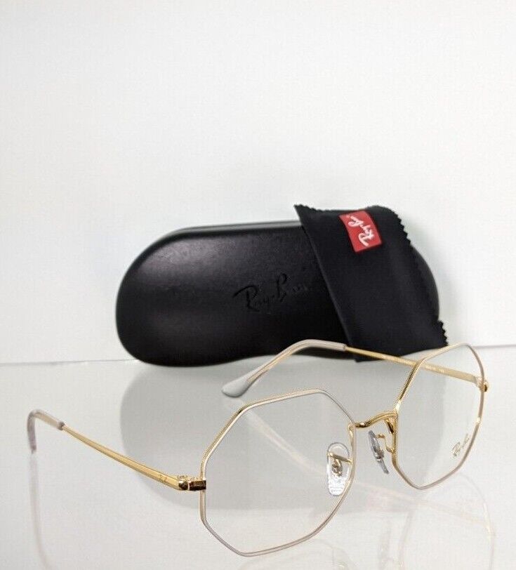 Brand New Authentic Ray Ban Eyeglasses RB 1972 3104 Octagon 54mm RB 1972V Gold