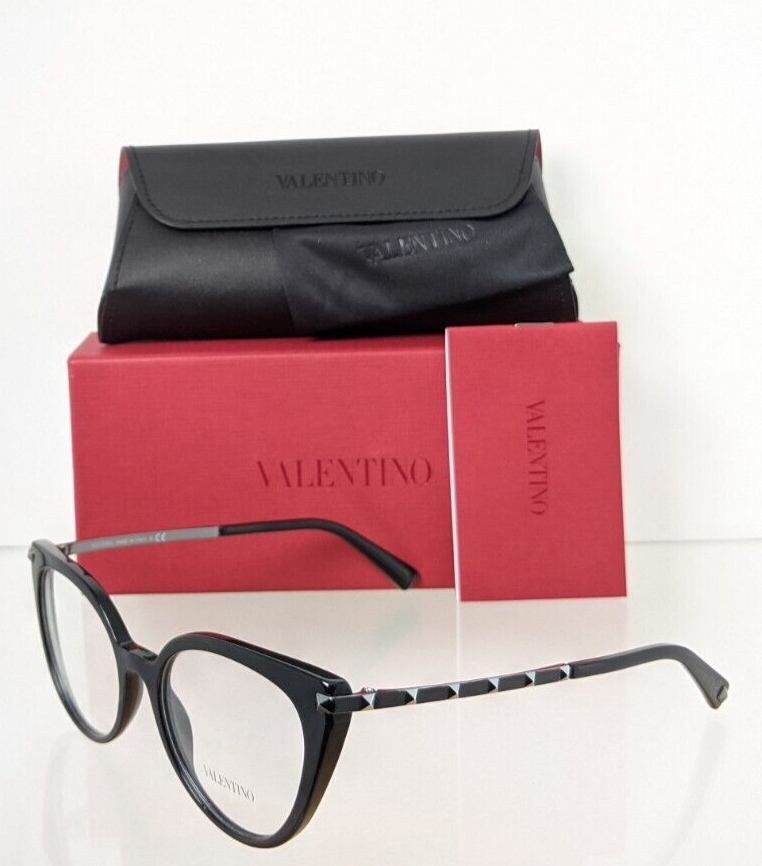 New Authentic Valentino Eyeglasses VA 3040 5001 53mm 3040 Black Frame