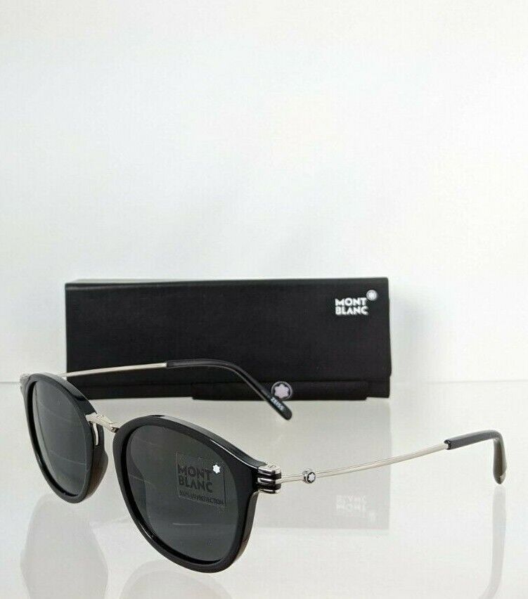 Brand New Authentic Mont Blanc Sunglasses MB697 01A 50mm Black Frame 697