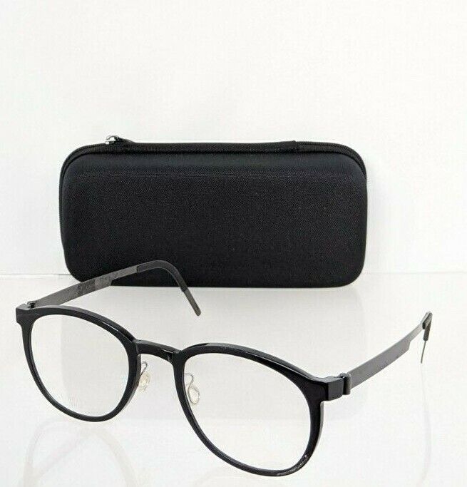 Brand New Authentic LINDBERG Eyeglasses 1032 Black & Gunmetal AE25 1032 50mm