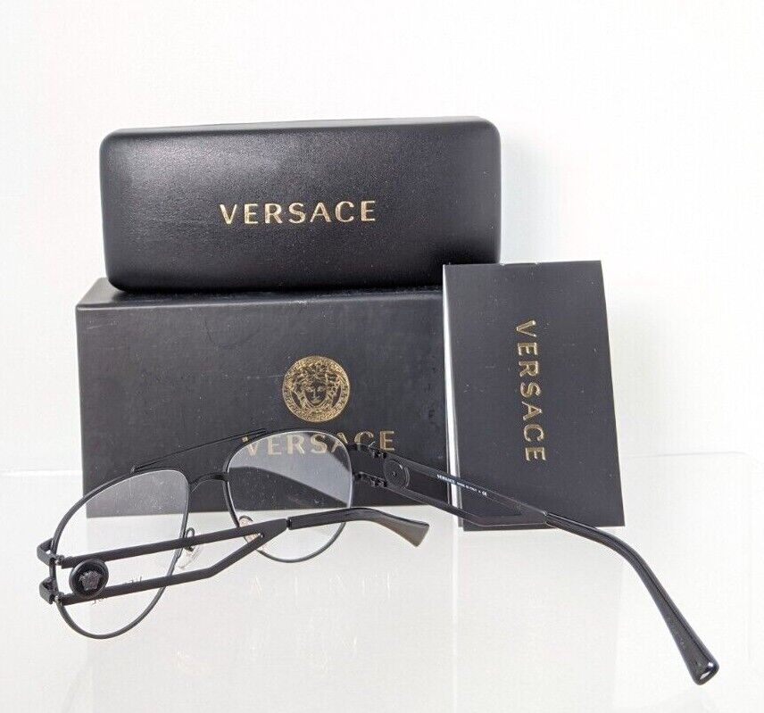 Brand New Authentic Versace Eyeglasses MOD. 1269 1009 55mm Black 1269 Frame