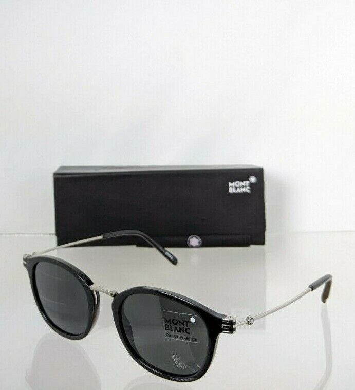 Brand New Authentic Mont Blanc Sunglasses MB697 01A 50mm Black Frame 697