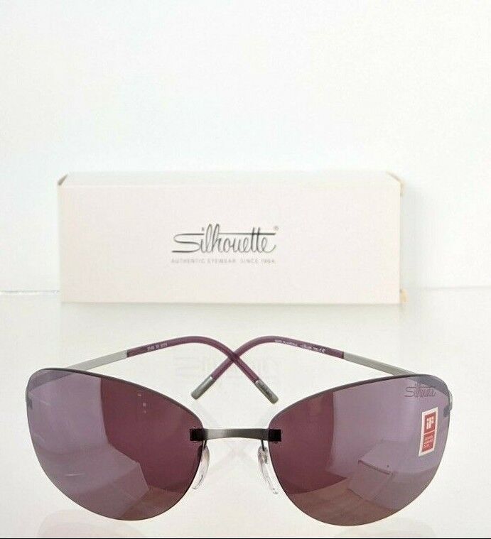 Brand New Authentic Silhouette Sunglasses 8149 10 6223 Grey Frame