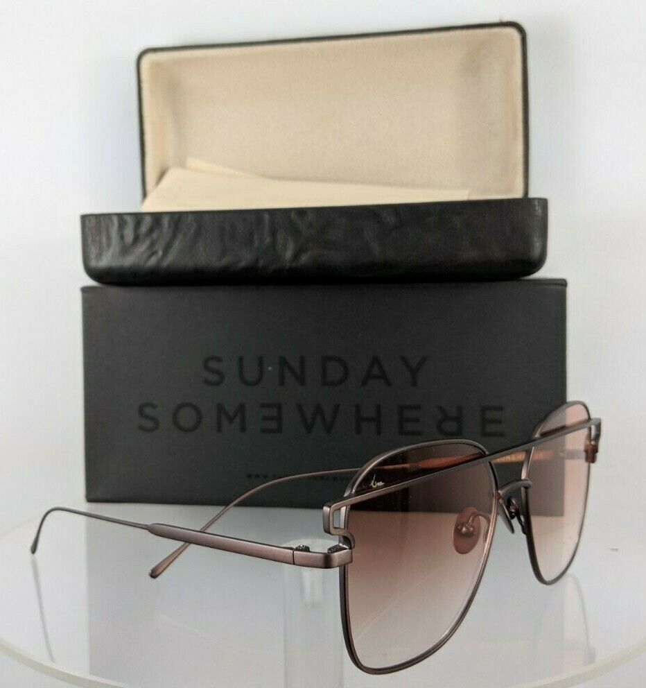 Brand New Authentic Sunday Somewhere Sunglasses Jesse 152 Brg 57Mm Frame