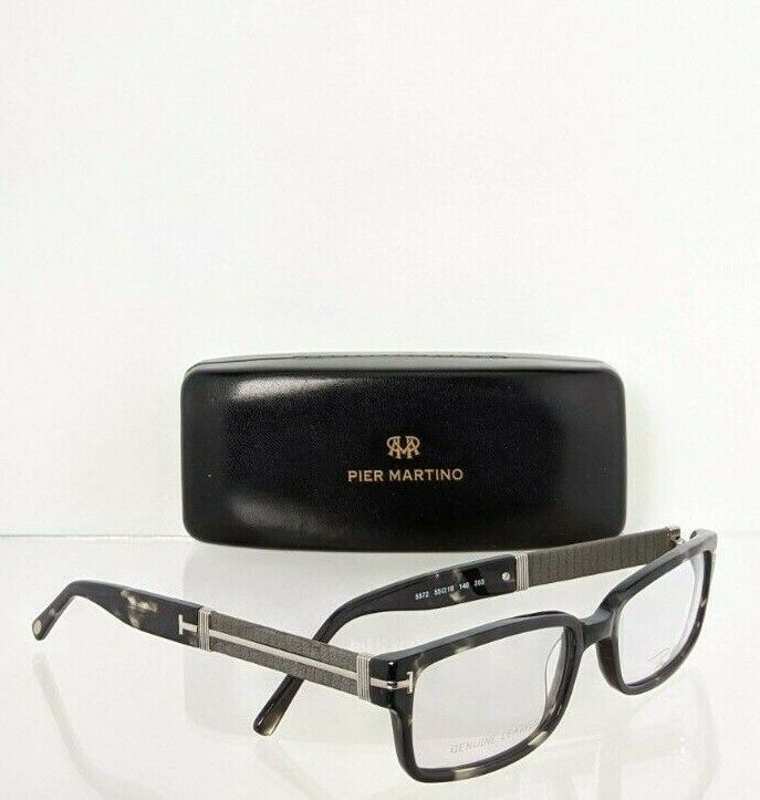 Brand New Authentic Pier Martino Sunglasses 5572 203 Grey & Black 55mm Frame