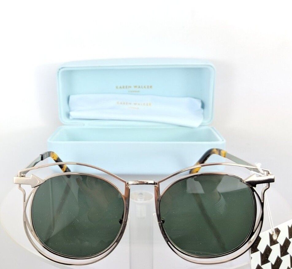 Brand New Authentic Karen Walker Sunglasses Simone Gold Frame