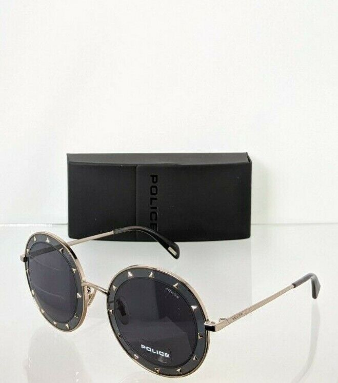 Brand New Authentic Police Sunglasses Alias Round 2 SPL 836S Frame 8FFF 48mm