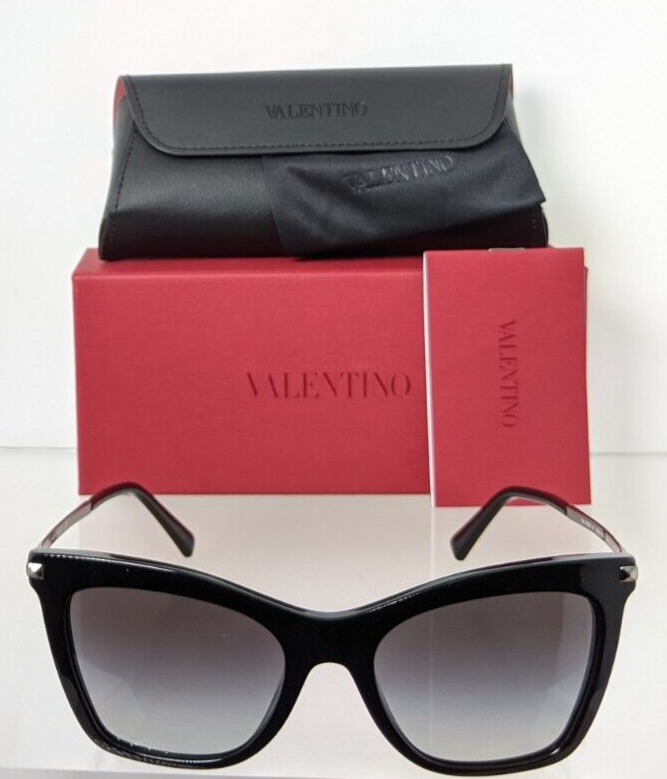 Brand New Authentic Valentino Sunglasses VA 2042 5001/8G Black Gold 2042 Frame