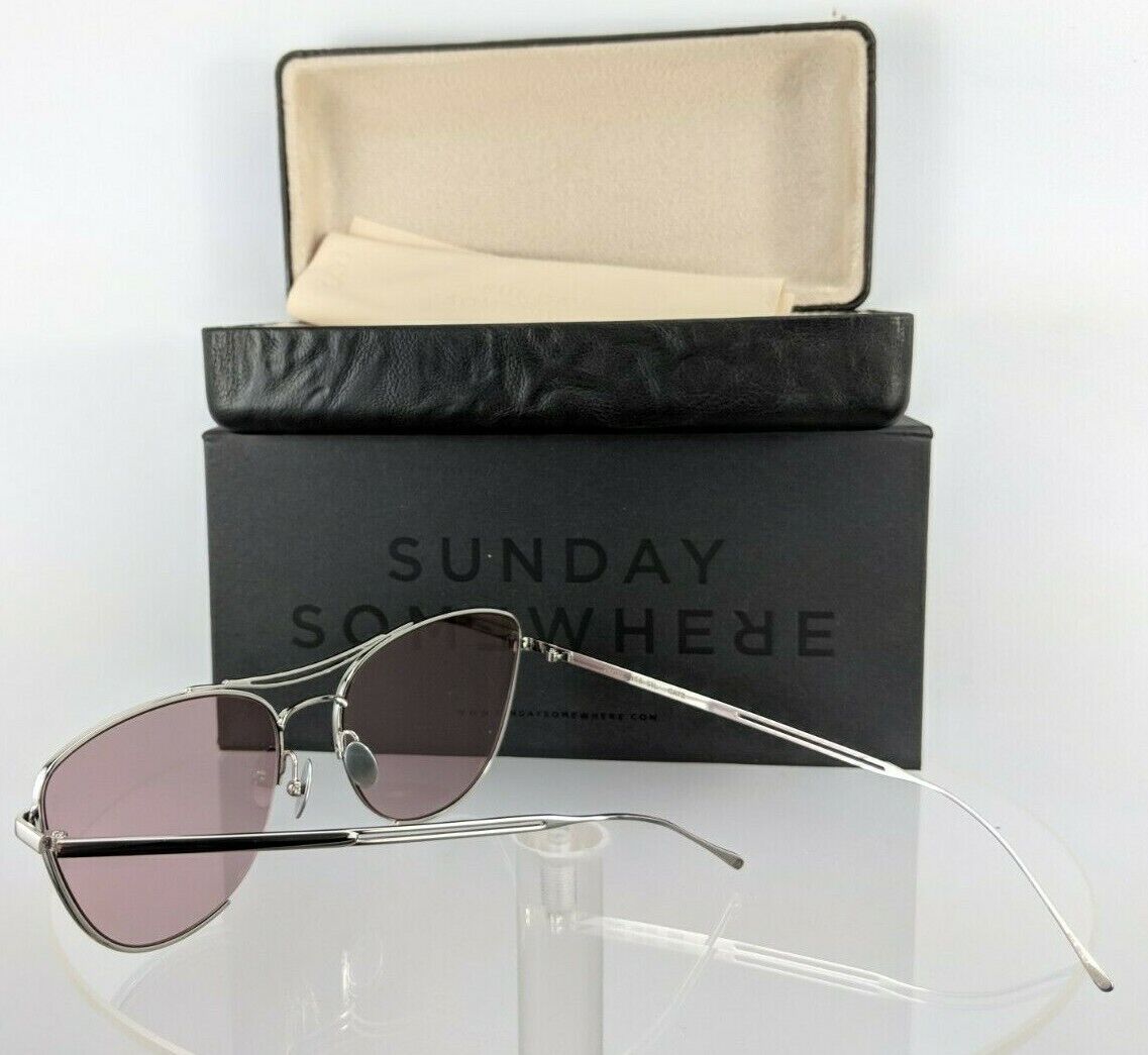 Brand New Authentic Sunday Somewhere Sunglasses Jarjar 156 Sil 58Mm Frame