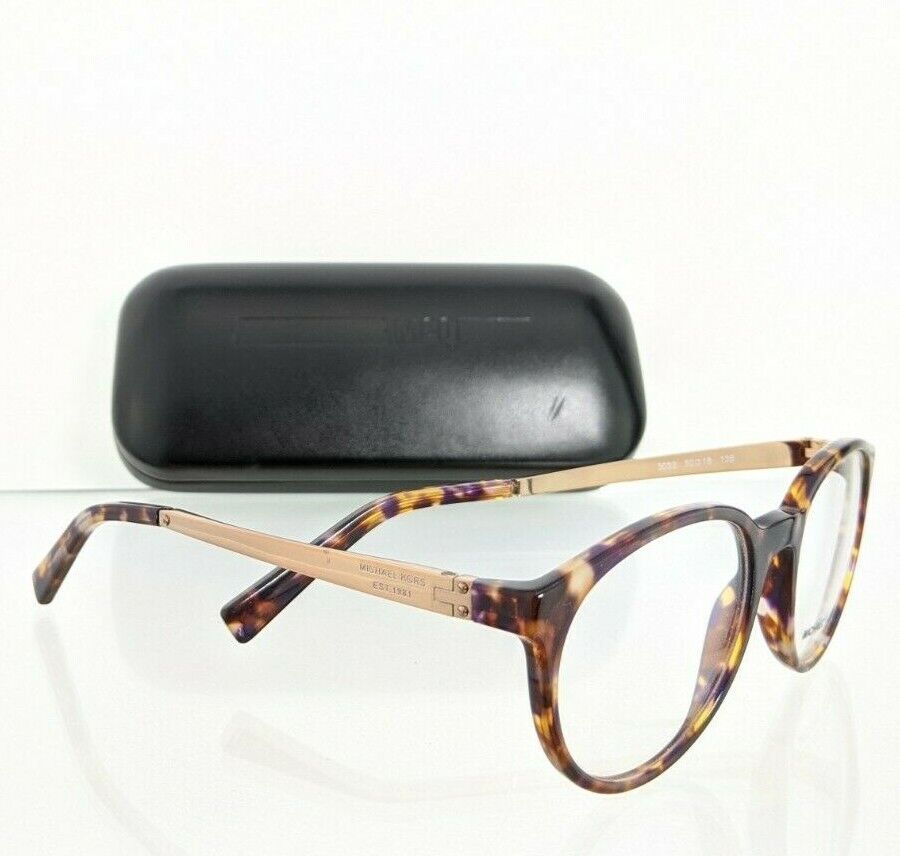 Brand New Authentic Michael Kors Eyeglasses 3032 50mm Tortoise Rose Gold Frame