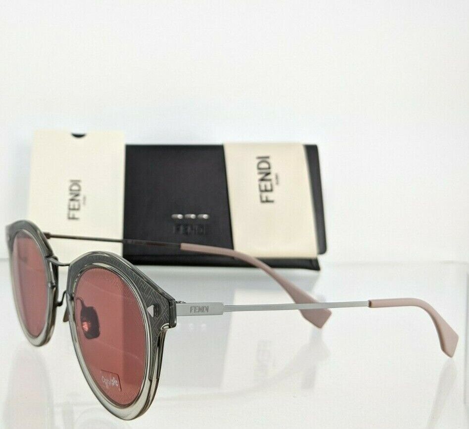 Brand New Authentic Fendi FF M0044/G/S Sunglasses 268UI Silver Frame 0044 47mm