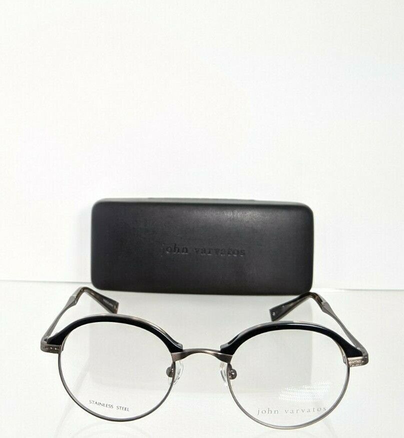 Brand New Authentic John Varvatos Eyeglasses V 152 Antique Gunmetal 47mm Frame