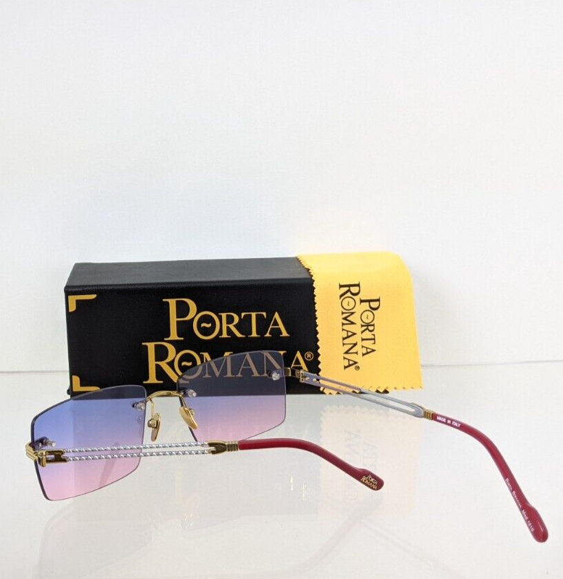 New Authentic Porta Romana 1010 Sunglasses Col. 100 1010 Vintage Frame