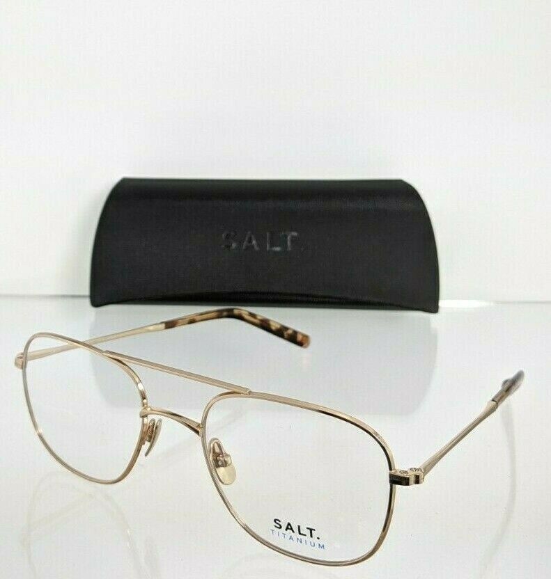 Brand New Authentic SALT Eyeglasses STEFAN TS 53mm Gold Frame 53mm