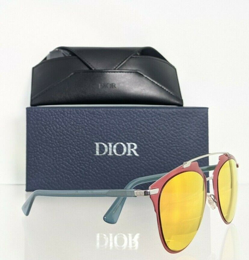 Brand New Authentic Christian Dior Sunglasses Reflected P34UZ Red Blue Frame