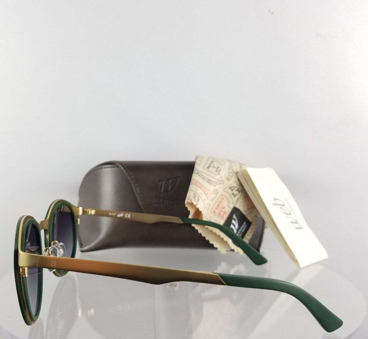 Brand New Authentic Web Sunglasses WE 0142 Col. 97B Green Gold 49mm 142 Frame