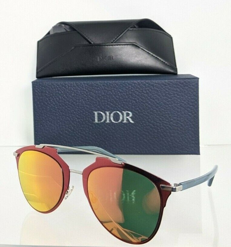 Brand New Authentic Christian Dior Sunglasses Reflected P34UZ Red Blue Frame