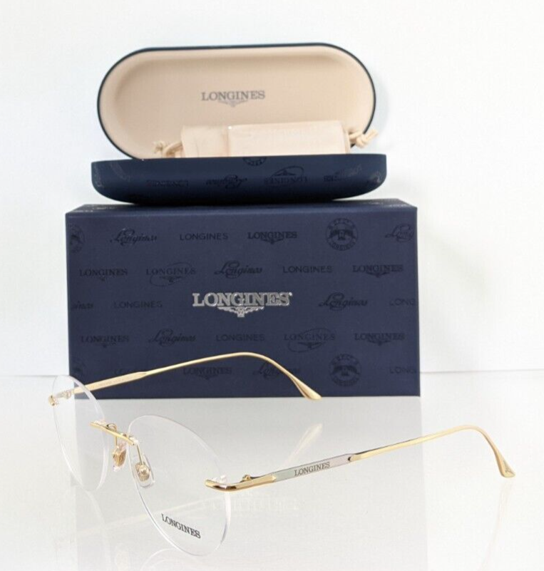 Brand New Authentic Longines Lg5002 H Eyeglasses 5002 Gold 030 53Mm Frame