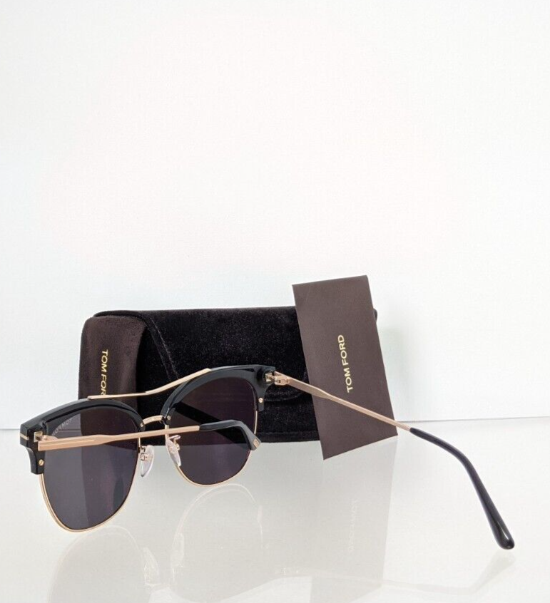 Brand New Authentic Tom Ford Sunglasses FT TF 0549 TF0549 01A Black & Gold Frame