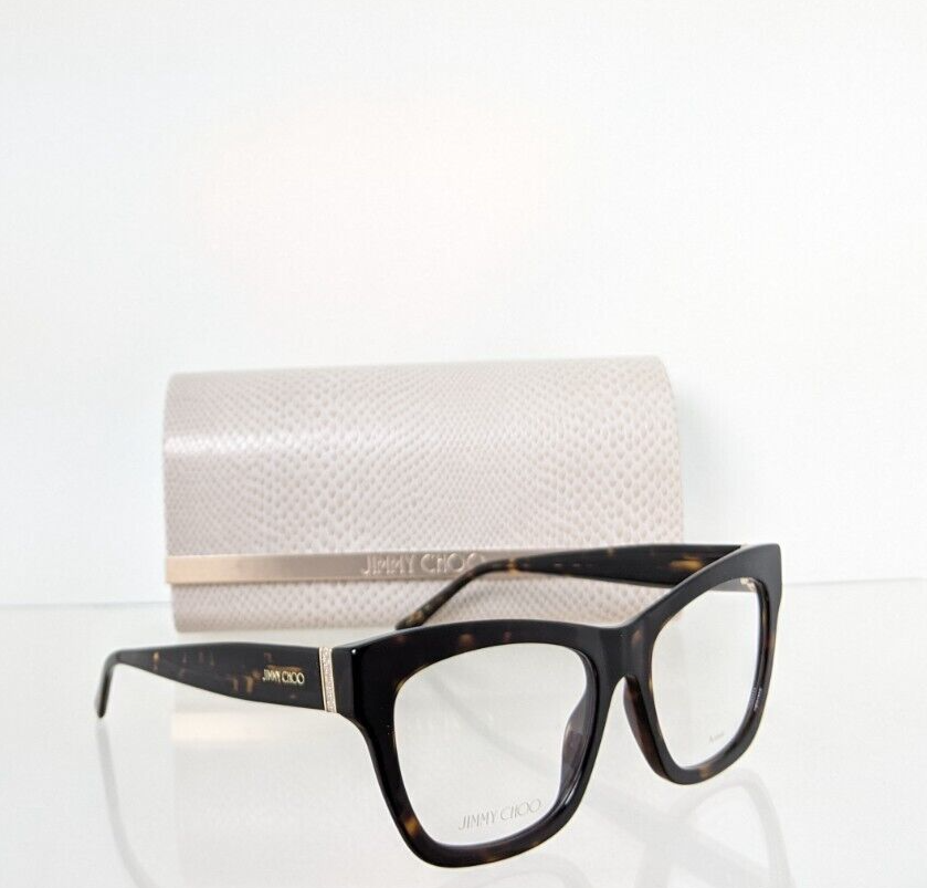 Brand New Authentic Jimmy Choo Eyeglasses JC351 086 Tortoise 351 Frame