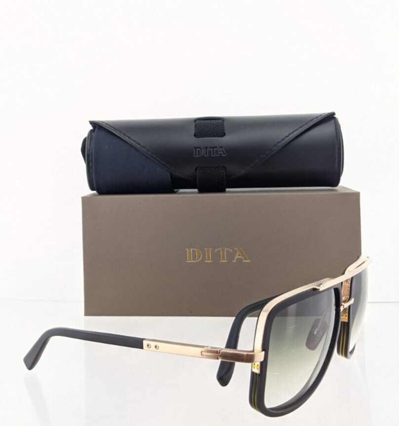 New Authentic Dita Sunglasses Mach One Drx 2030 F 12K Black Gold 59Mm Frame