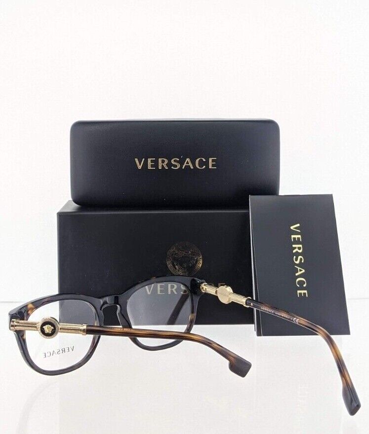 Brand New Authentic Versace Eyeglasses MOD. 3310 50mm Tortoise 108 3310 Frame