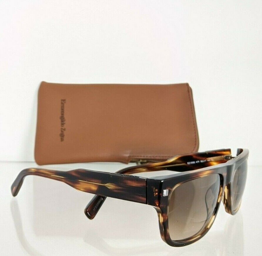 Brand New Authentic Ermenegildo Zegna EZ 0088 47F Sunglasses 56mm Frame