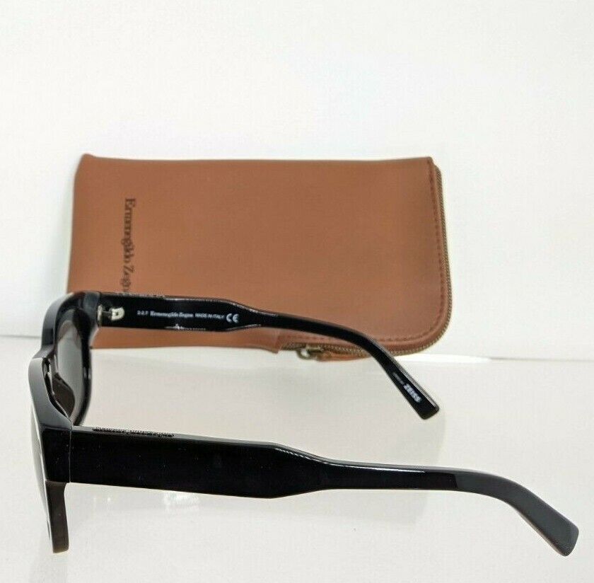 Brand New Authentic Ermenegildo Zegna EZ 0087 01A Sunglasses 52mm Frame