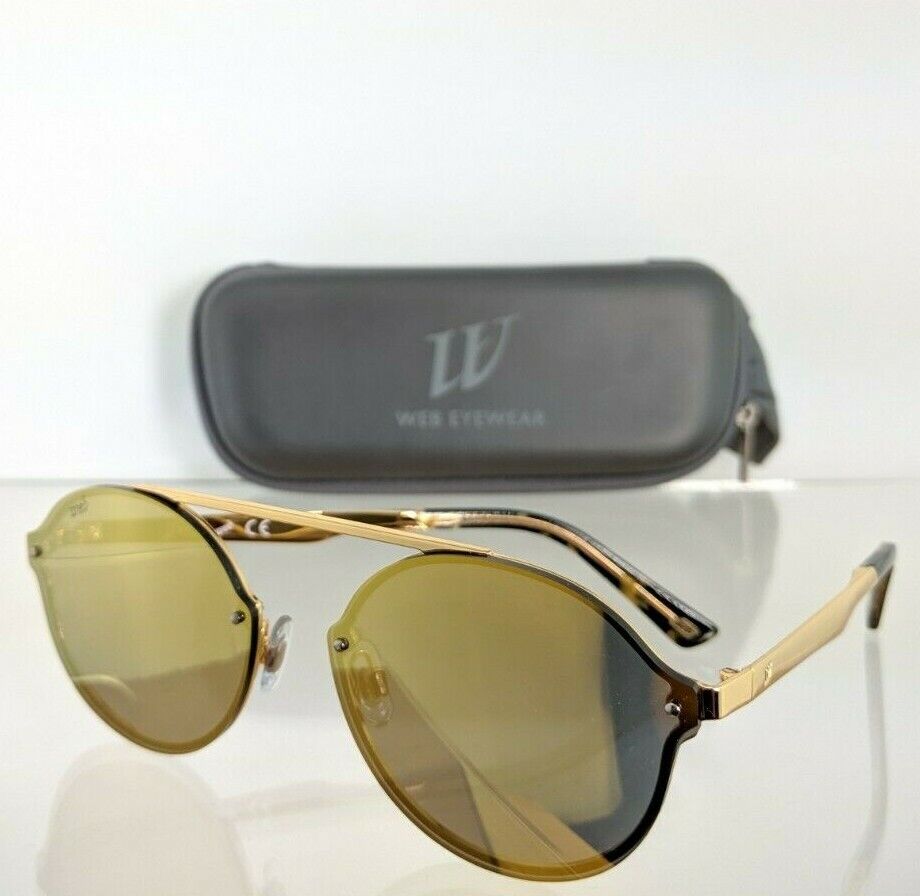 Brand New Authentic Web Sunglasses WE 0181 Col. 30G Gold 58mm Designer Frame