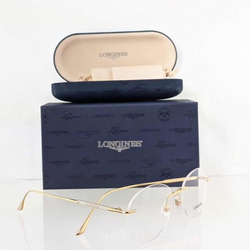 Brand New Authentic Longines Lg5002 H Eyeglasses 5002 Gold 030 53Mm Frame