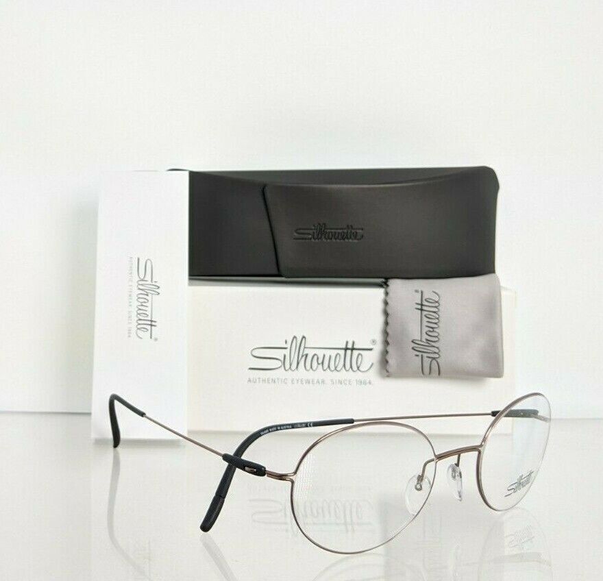 Brand New Authentic Silhouette Eyeglasses SPX 5524 75 6340 Titanium Frame 50mm