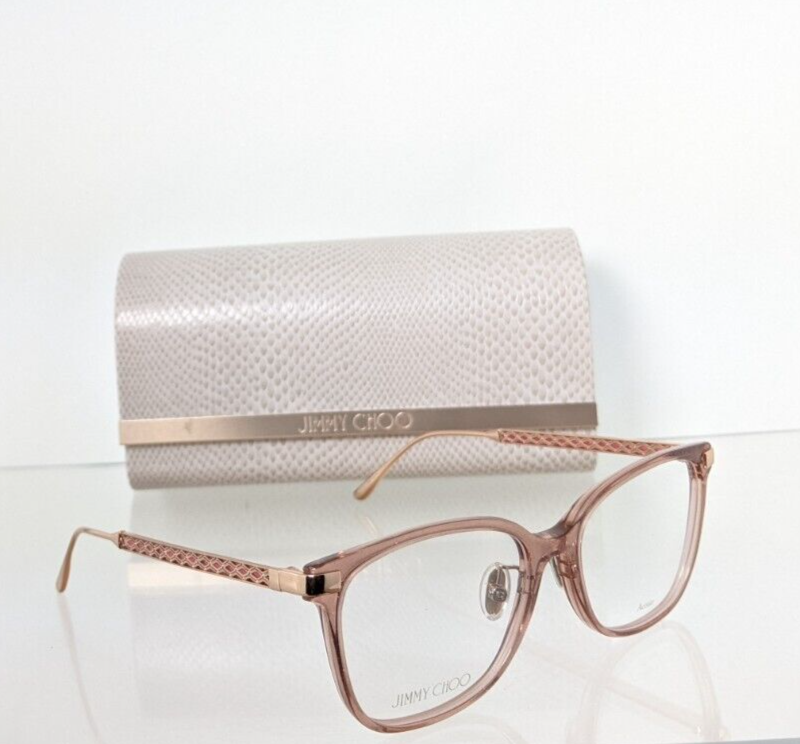 Brand New Authentic Jimmy Choo Eyeglasses JC236F W66 Pink Gold 236 Frame