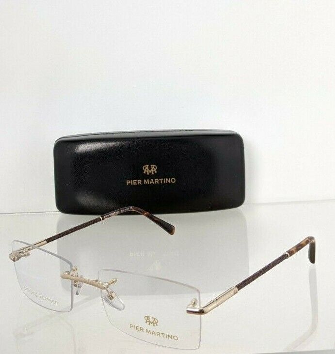Brand New Authentic Pier Martino Sunglasses KR850 C2 Brown/Gold 850 55mm Frame