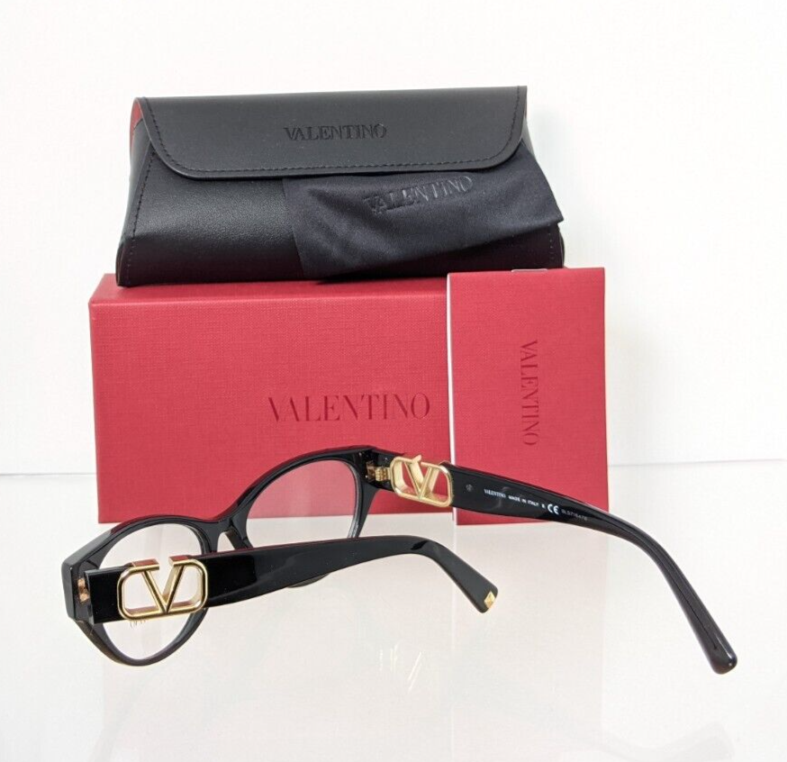 New Authentic Valentino Eyeglasses VA 3042 5001 53mm 3042 Black Frame