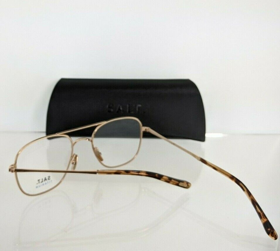 Brand New Authentic SALT Eyeglasses STEFAN TS 53mm Gold Frame 53mm