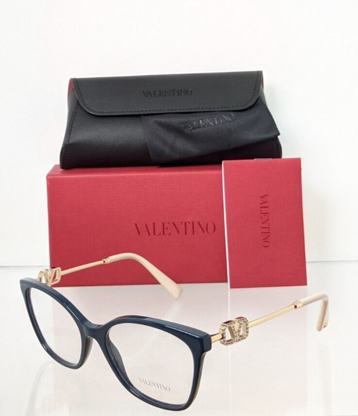 New Authentic Valentino Eyeglasses VA 3050 5034 54mm 3050 Navy Frame