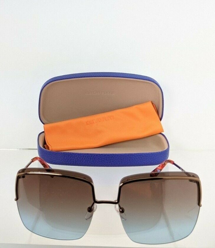 Brand New Authentic Emilio Pucci Sunglasses EP 116 36F EP116 62mm
