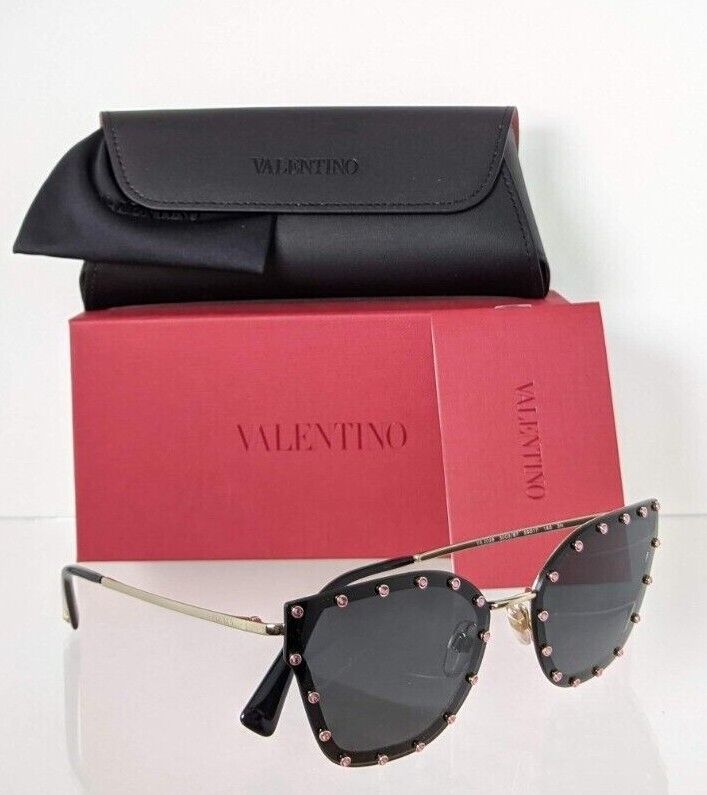 Brand New Authentic Valentino Sunglasses VA 2028 3003/87 59mm Gold Frame