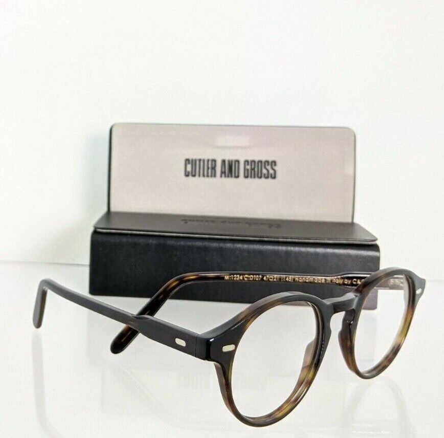 Brand New Authentic CUTLER AND GROSS OF LONDON Eyeglasses M: 1234 C : DT07 47mm