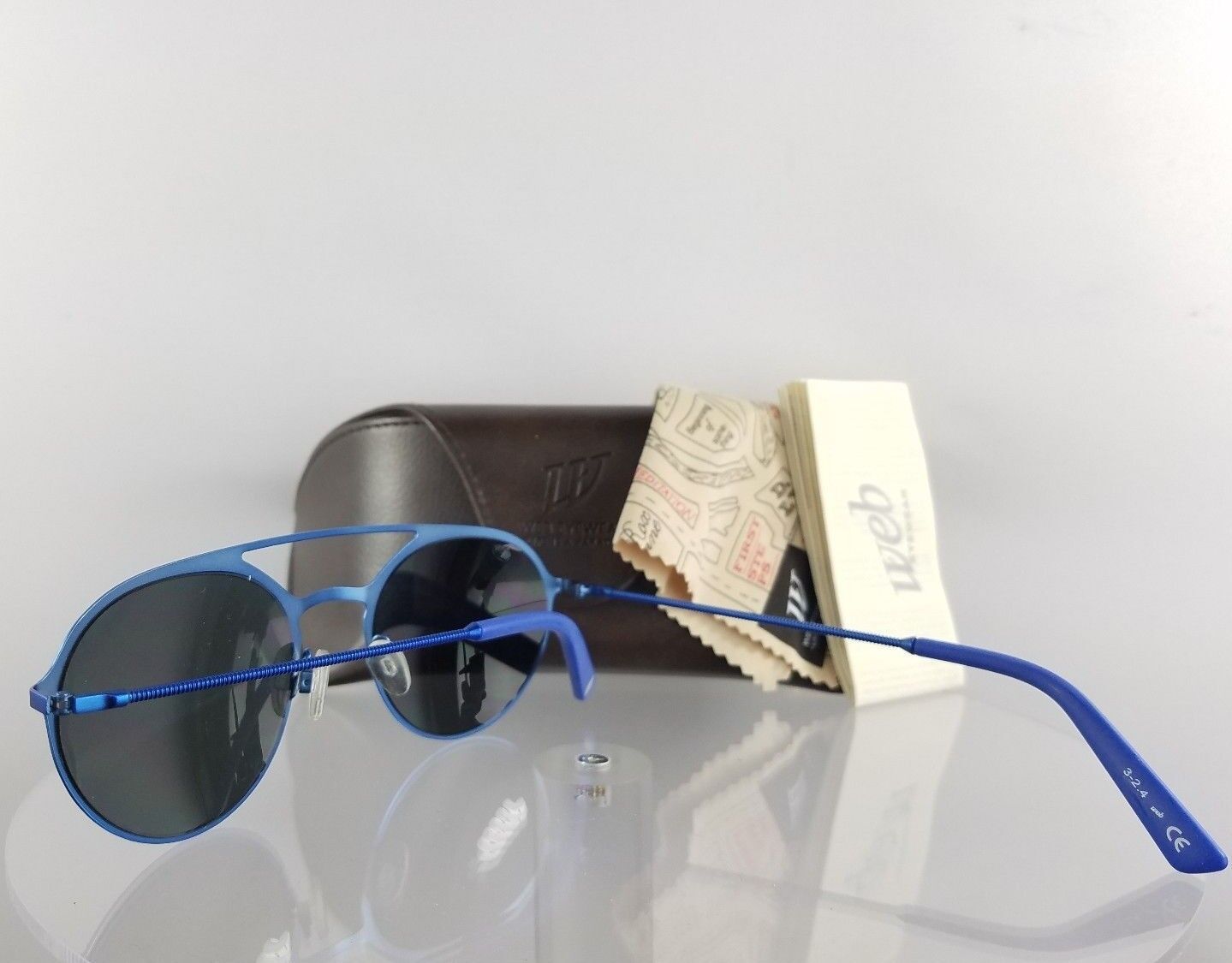 Brand New Authentic Web Sunglasses WE 0137 Col. 91X Blue 51mm 0137 Frame