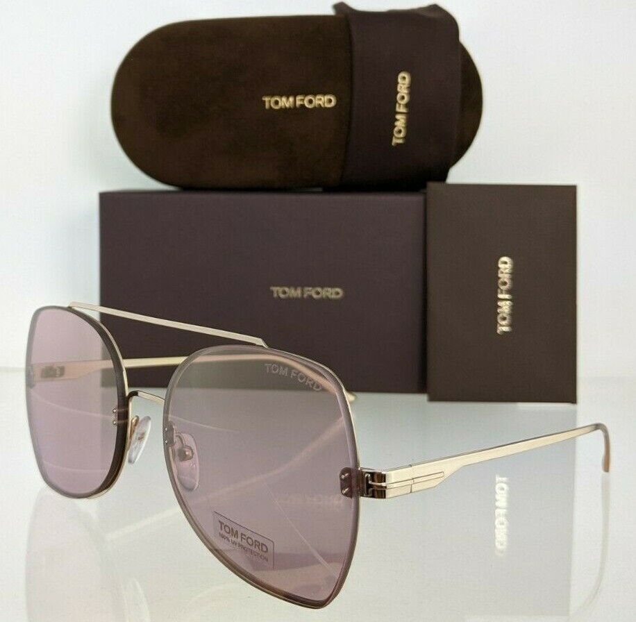 Brand New Authentic Tom Ford Sunglasses FT TF656 28Z Scout Frame TF 0656